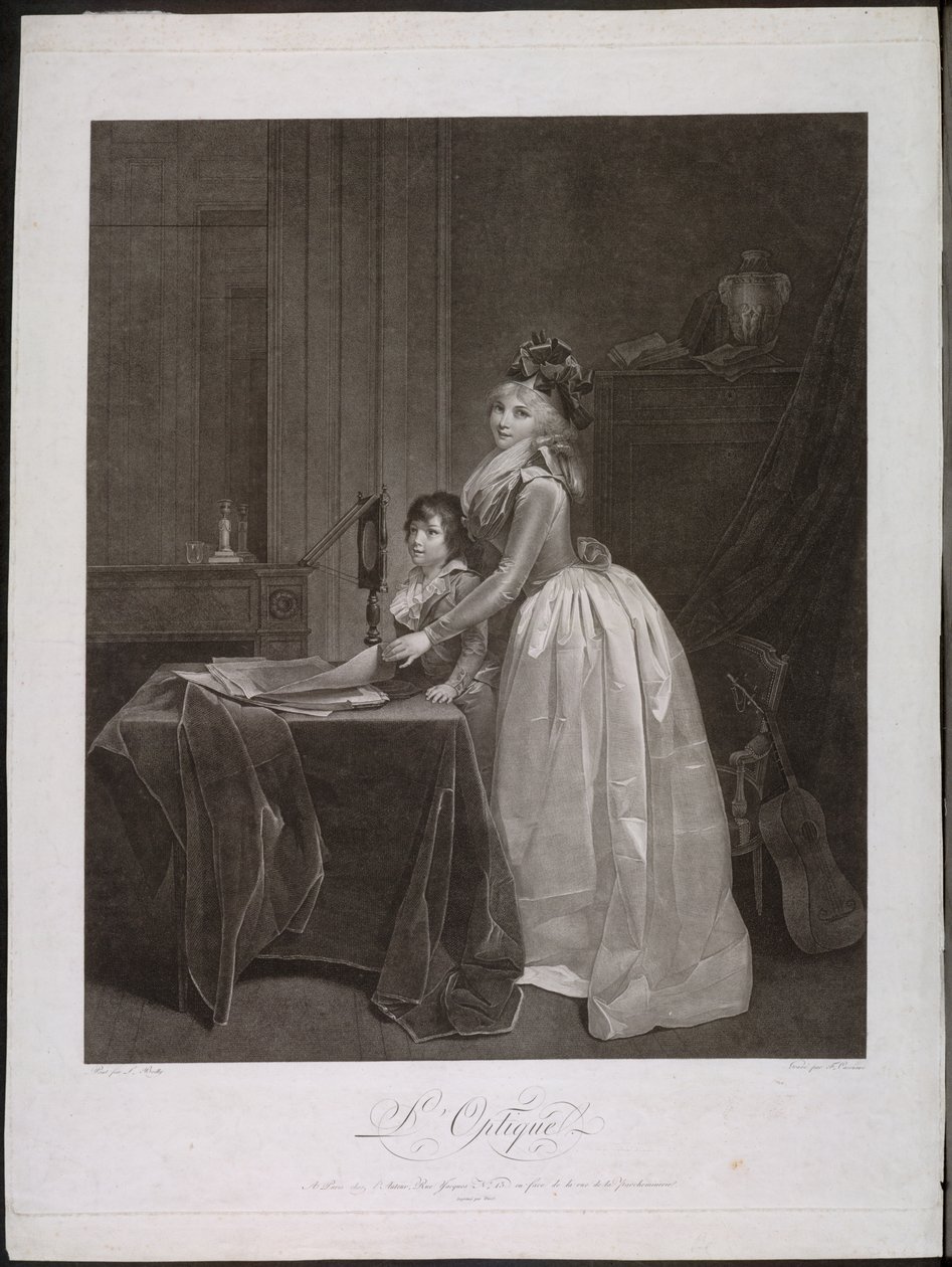 Az Optikai Viewer, c. 1794. alkotó: Fréderic Cazenave
