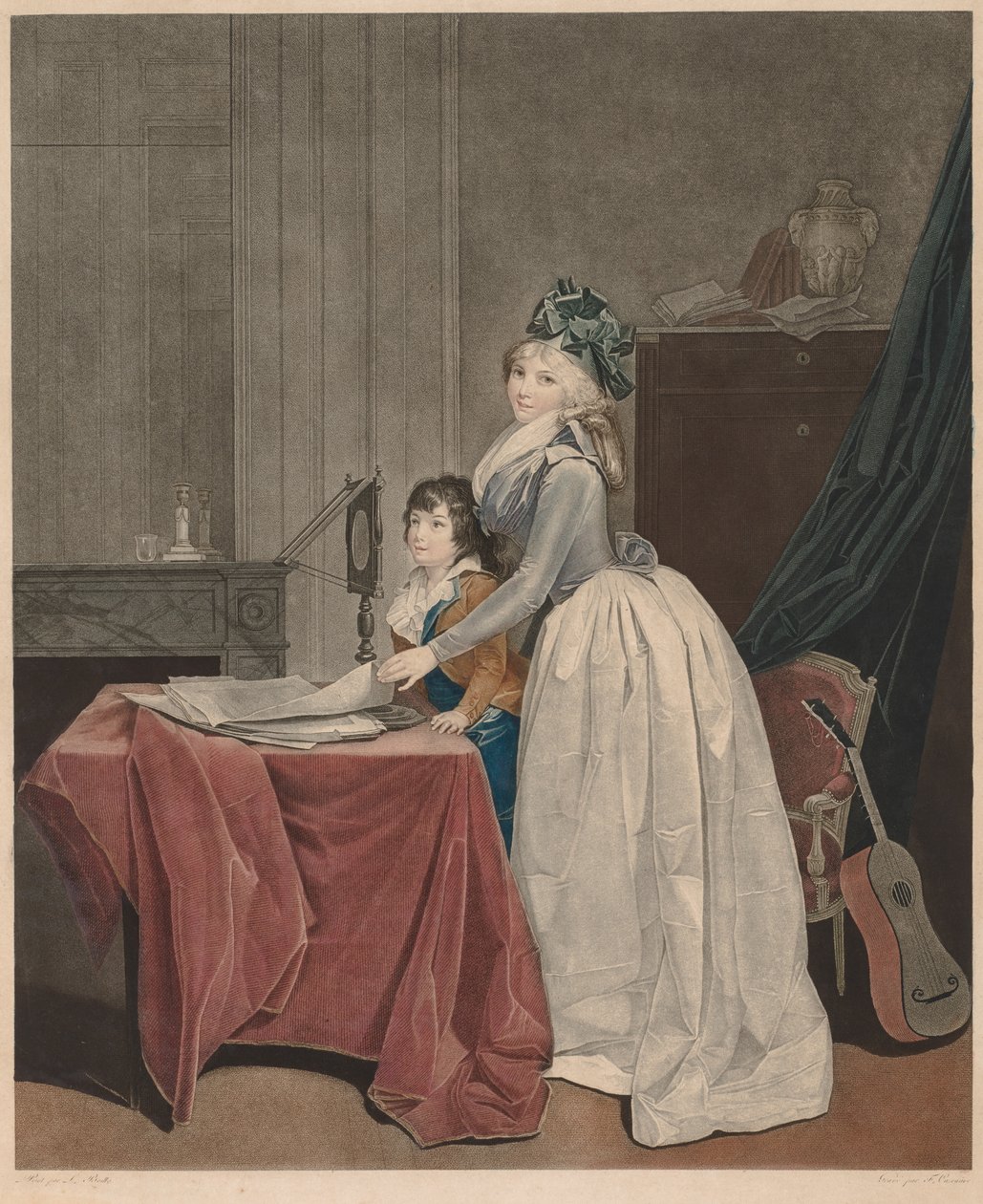 Az Optikai Viewer, c. 1794. alkotó: Fréderic Cazenave