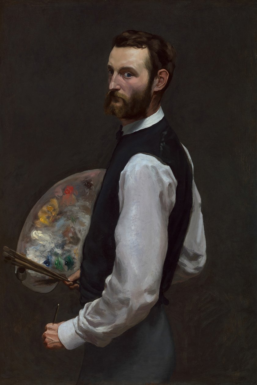 Önarckép, 186566. alkotó: Frédéric Bazille
