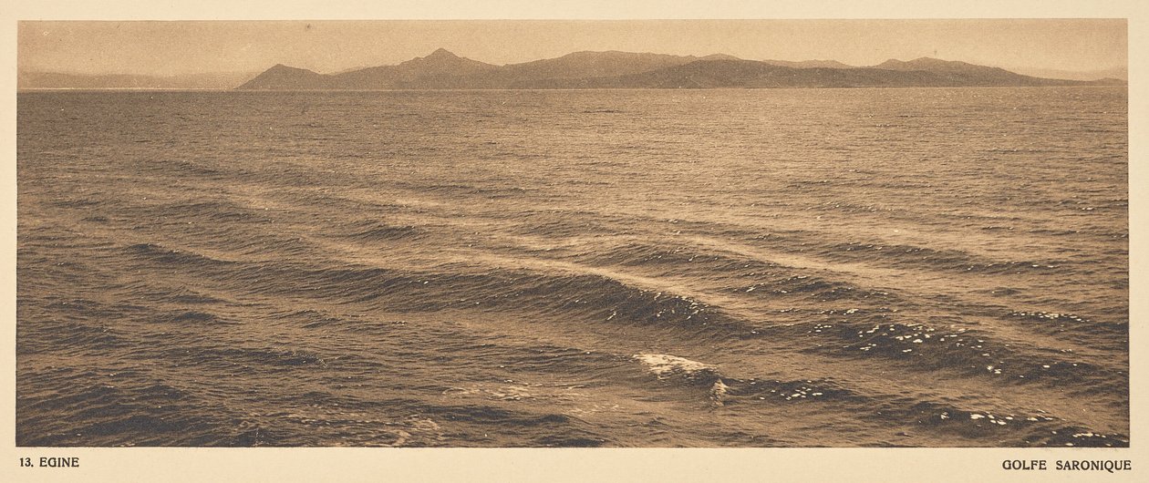 Aegina. Szaroniki-öböl alkotó: Frédéric Boissonnas