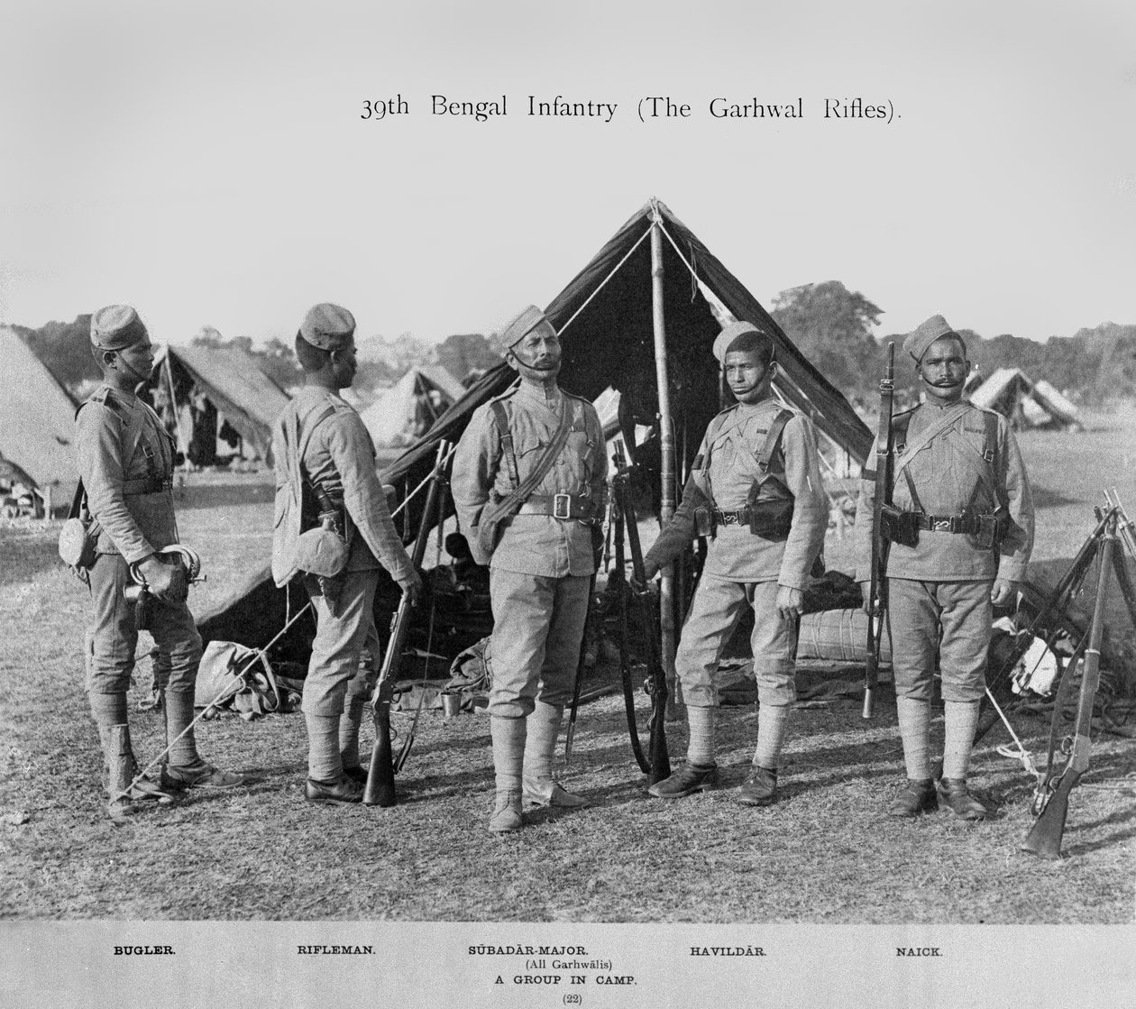 39. bengáli gyalogság (Garhwal puskák) alkotó: Fred Bremner