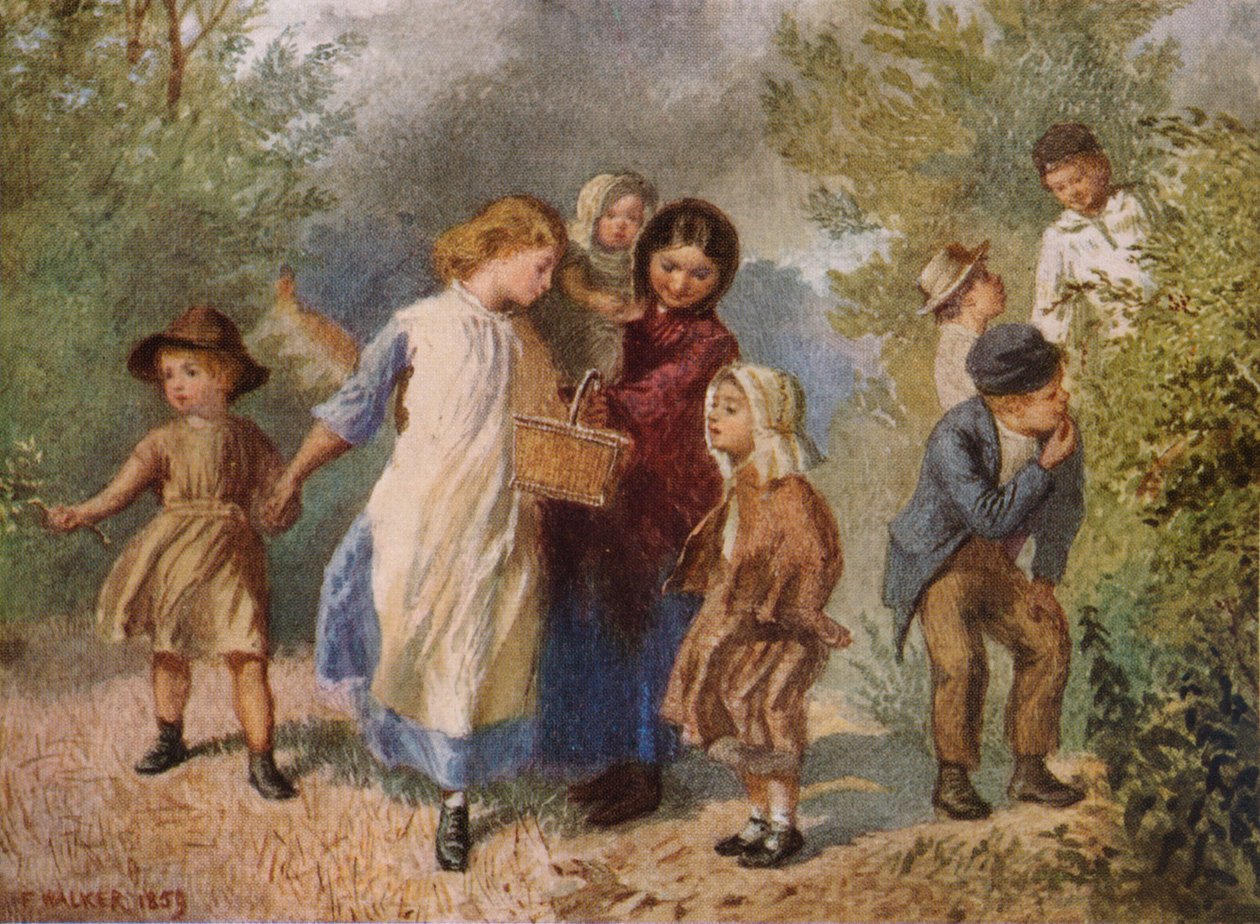 „Blackberrying”, 1859, 1938 alkotó: Fred Walker