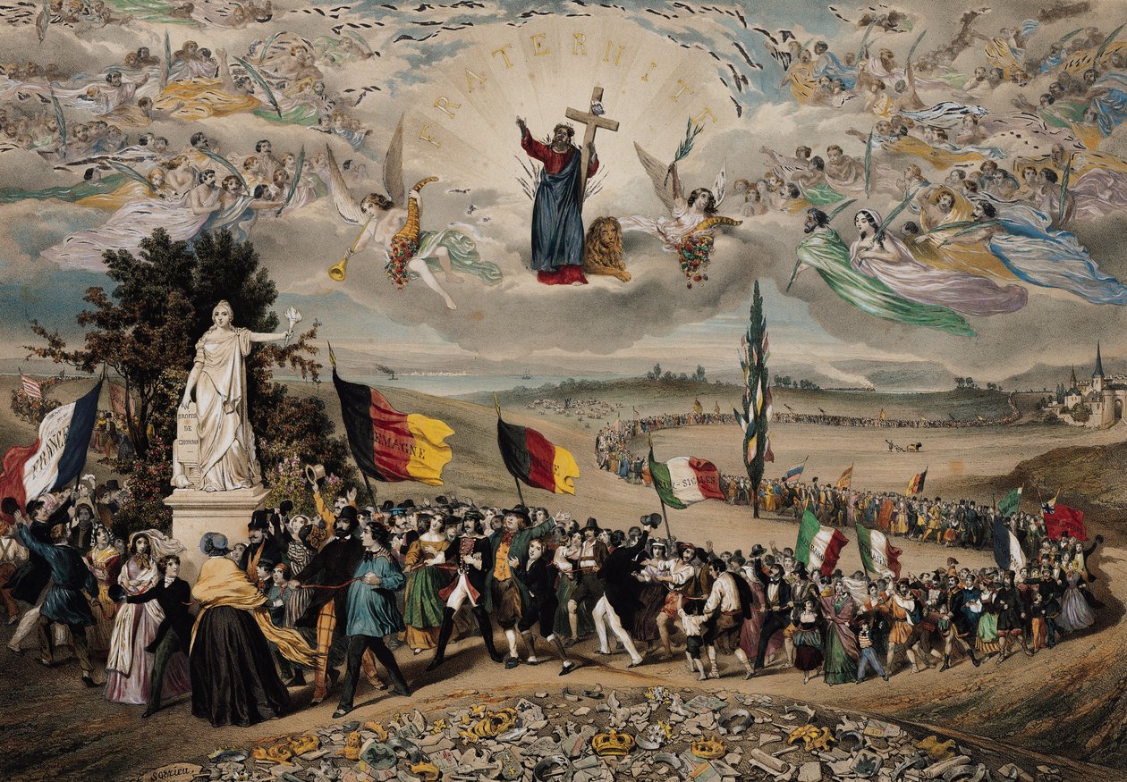 Egyetemes Demokratikus és Szociális Köztársaság, 1848 alkotó: Frederic Sorrieu