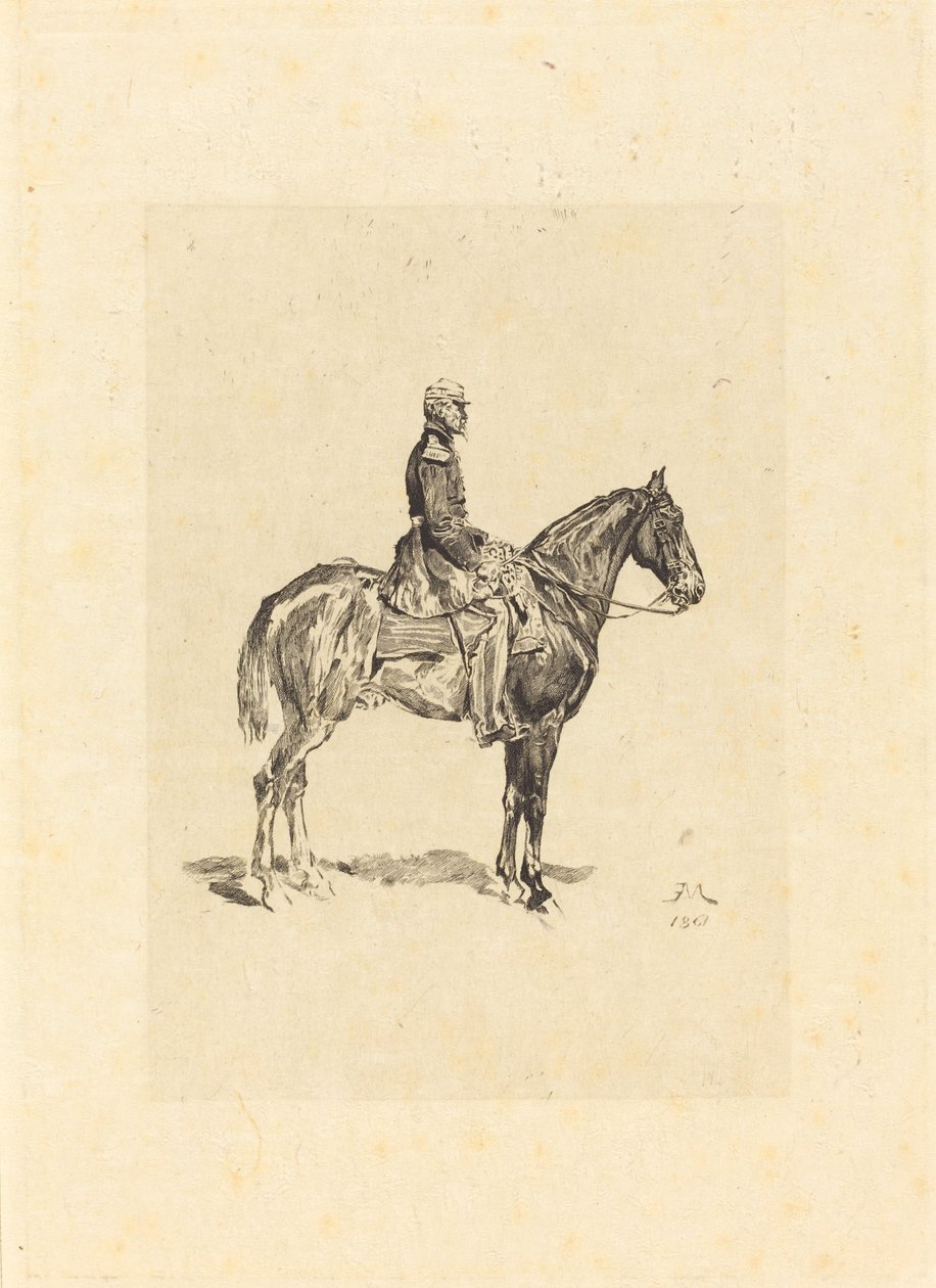 Lovas alkotó: Frederic Auguste La Guillermie after Jean Louis Ernest Meissonier