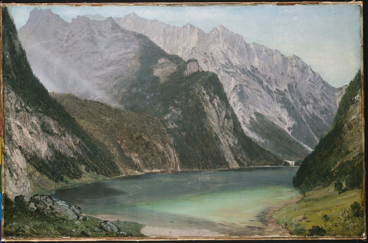 Alpesi tó alkotó: Frederic Edwin Church