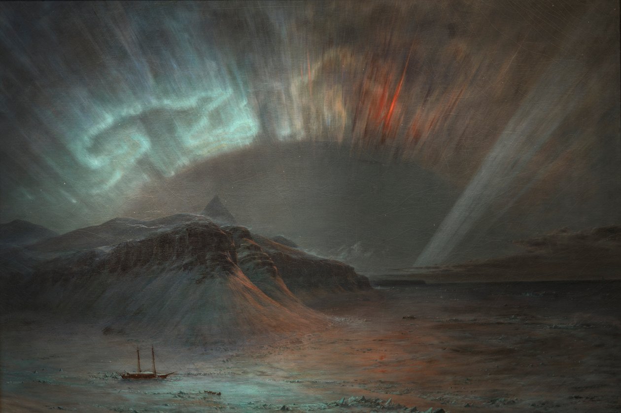 Aurora Borealis alkotó: Frederic Edwin Church
