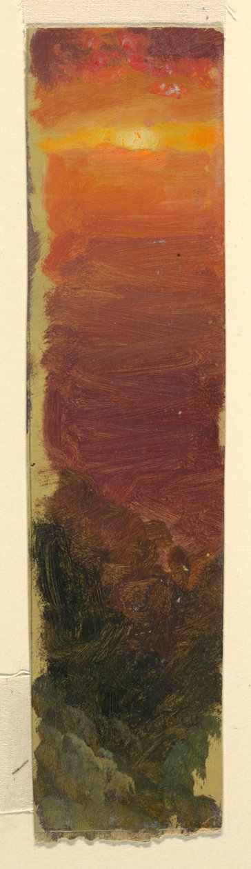 Rajz, naplemente, 1868 alkotó: Frederic Edwin Church