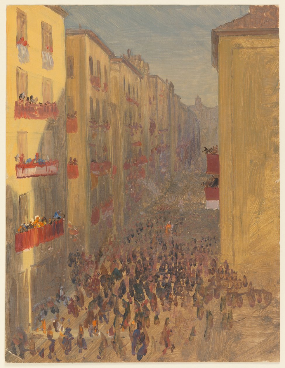 Rajz, Bejrút látképe (), 1869 alkotó: Frederic Edwin Church