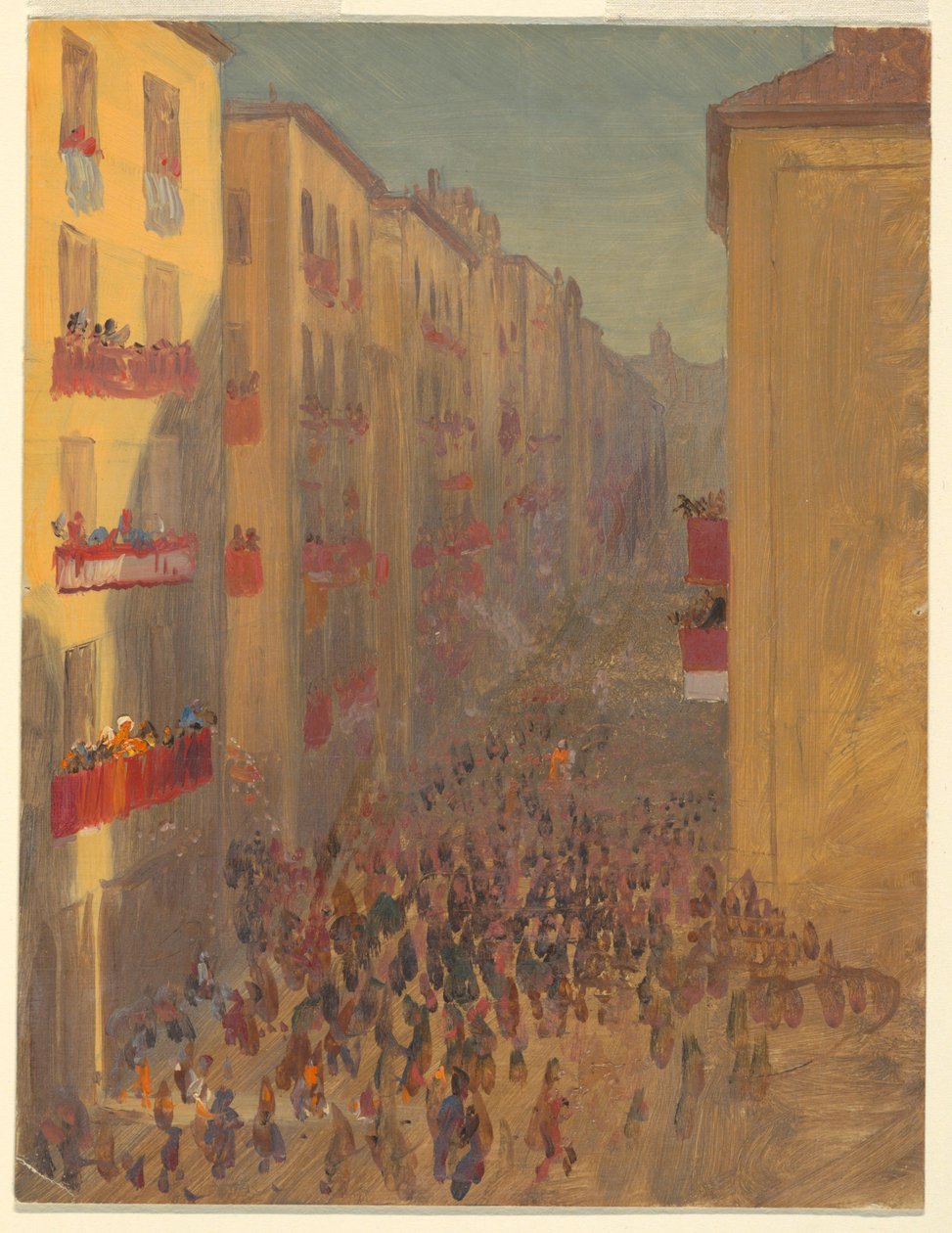 Rajz, Bejrút látképe (), 1869 alkotó: Frederic Edwin Church