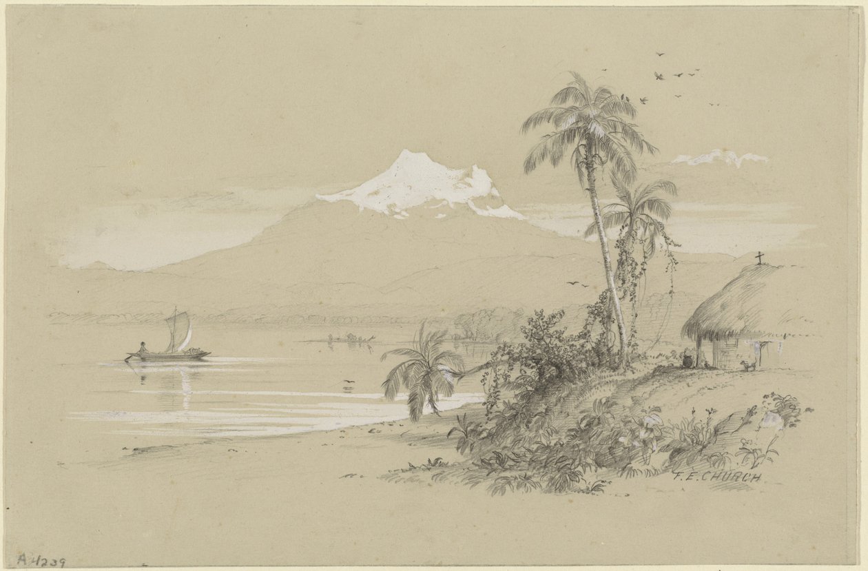 Magdalena River, New Granada, Ecuador alkotó: Frederic Edwin Church