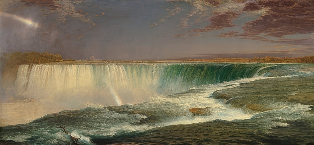 Niagara. 1857 alkotó: Frederic Edwin Church
