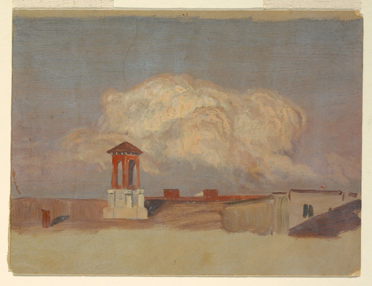 Egy olasz város háztetői alkotó: Frederic Edwin Church