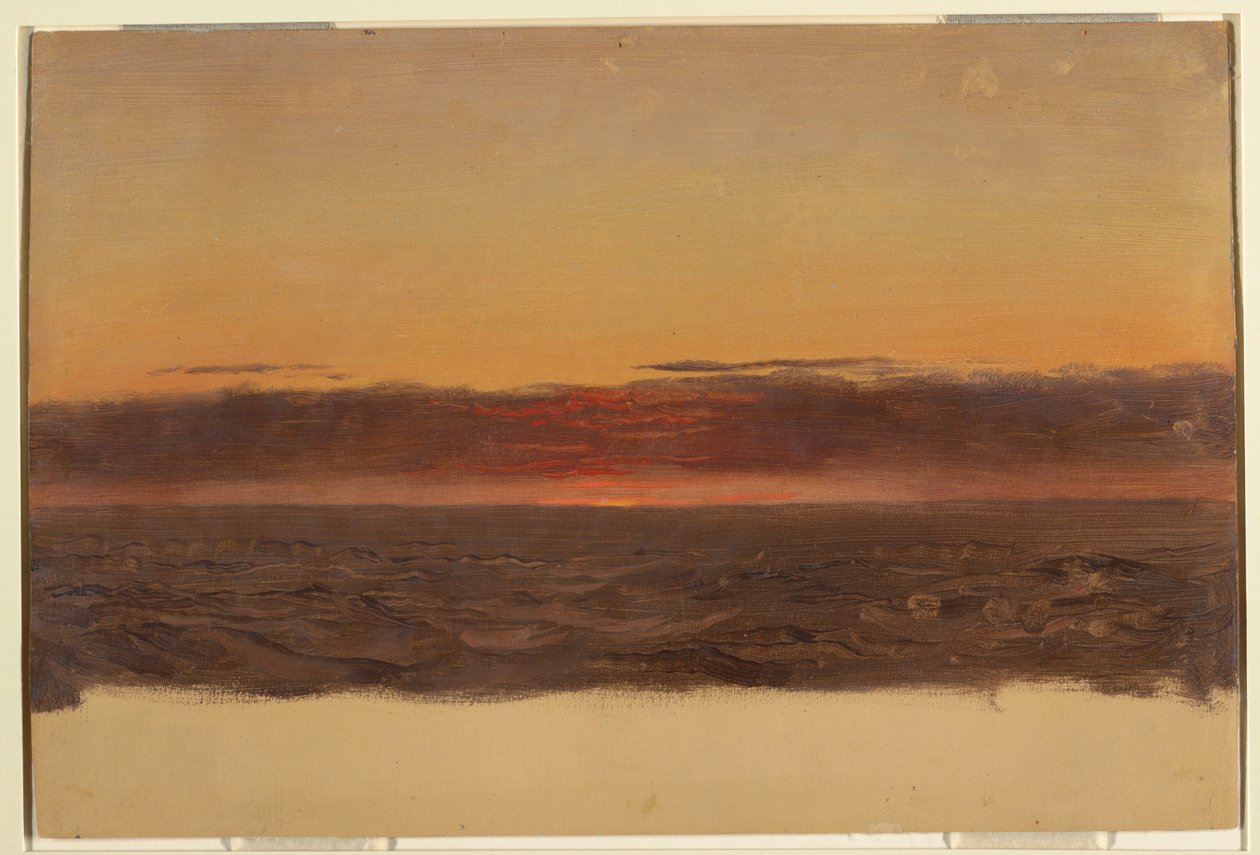 Tengeri tájkép alkotó: Frederic Edwin Church