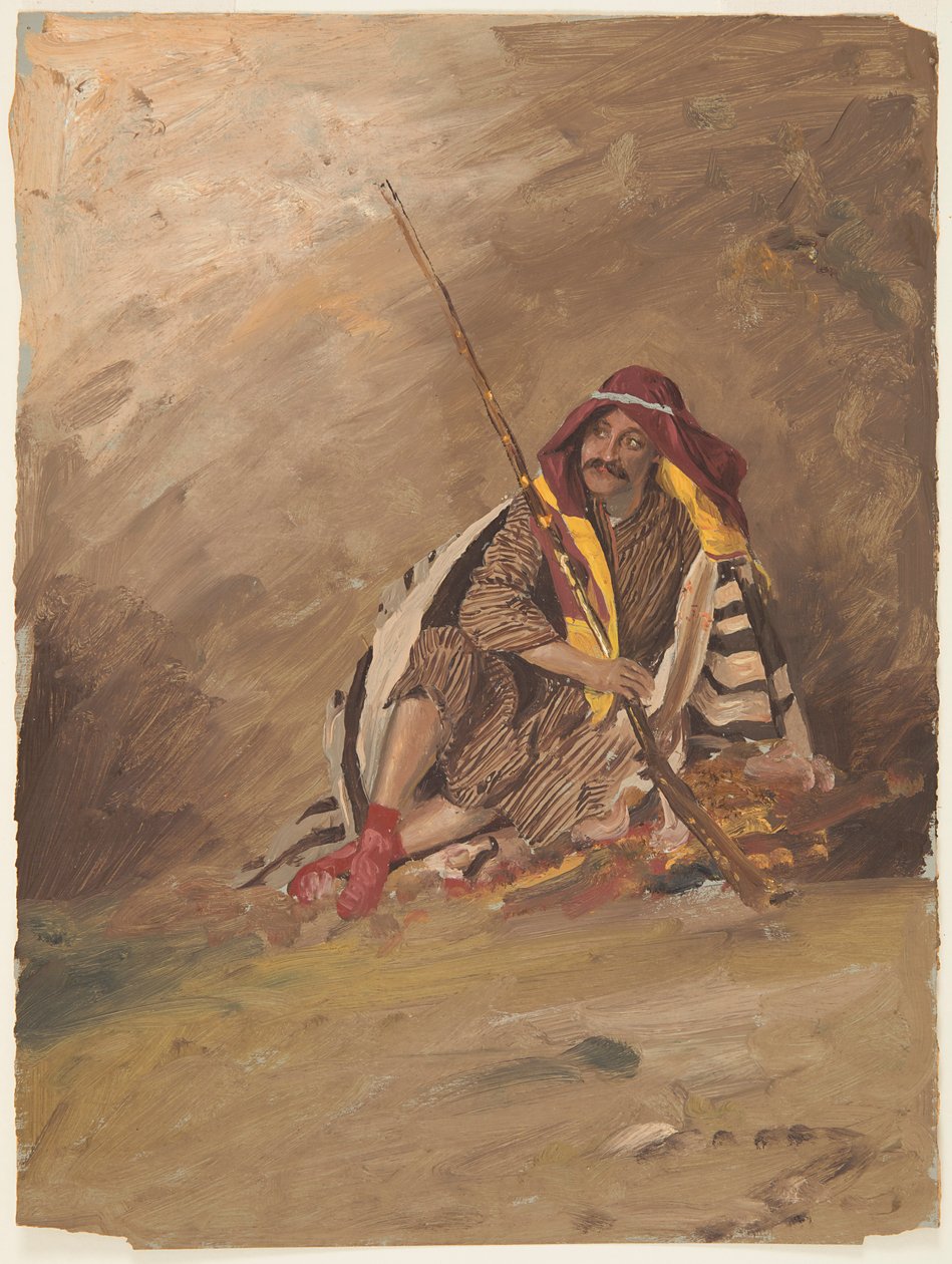 Ülő beduin alkotó: Frederic Edwin Church