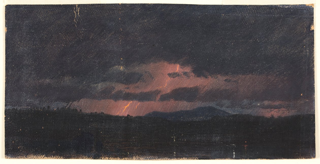 Vihar a Hudson-völgy felett alkotó: Frederic Edwin Church