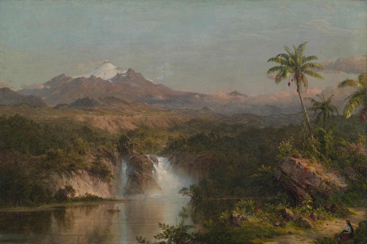 Cotopaxi kilátása, 1857. alkotó: Frederic Edwin Church