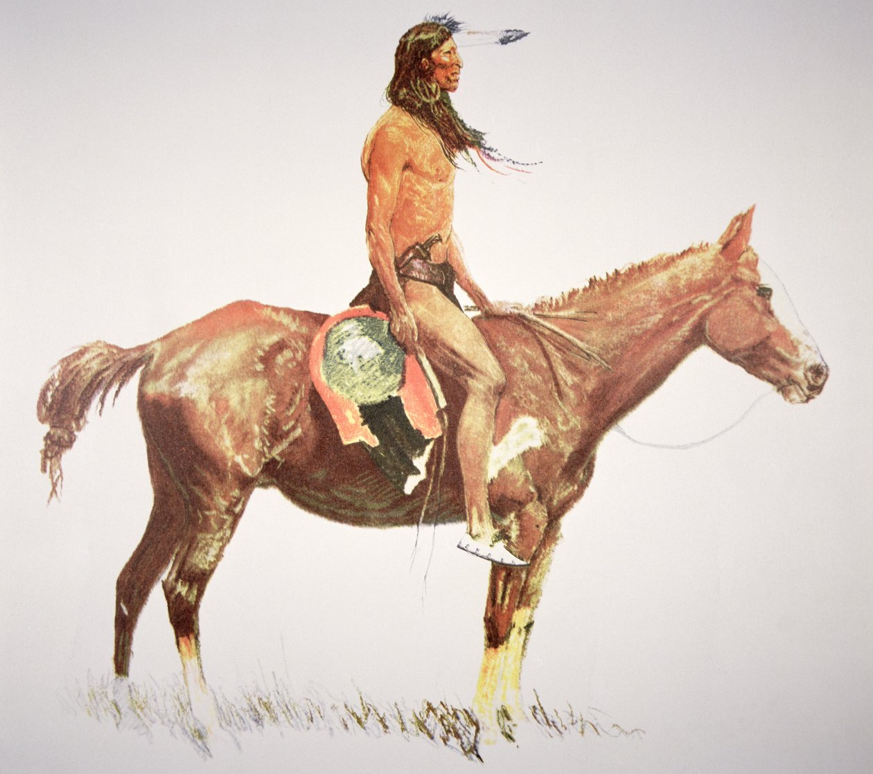 Egy Cheyenne Brave alkotó: Frederic Remington
