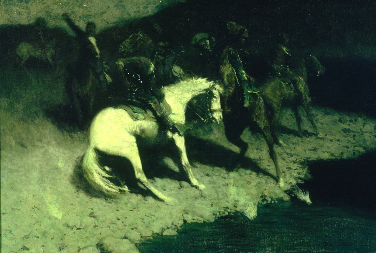 Fired On alkotó: Frederic Remington