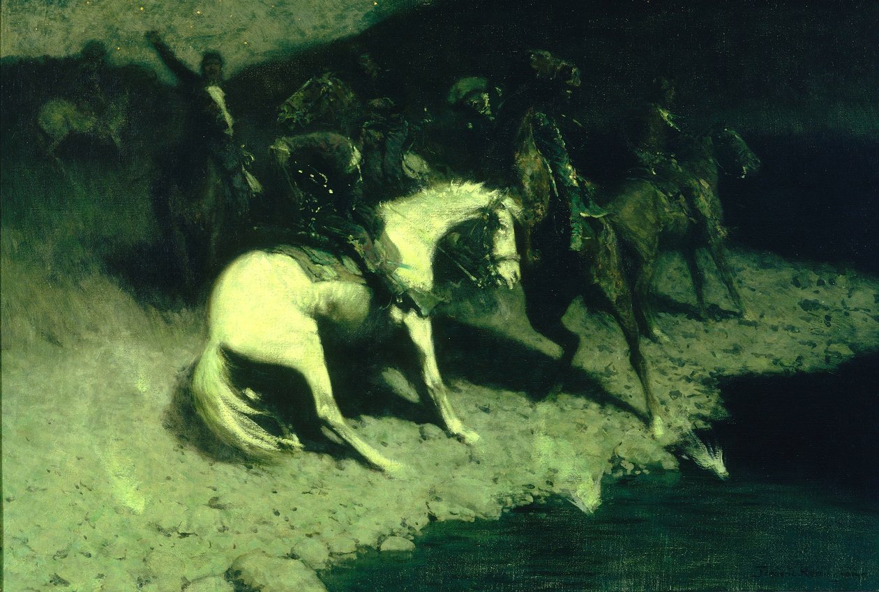 Fired On alkotó: Frederic Remington
