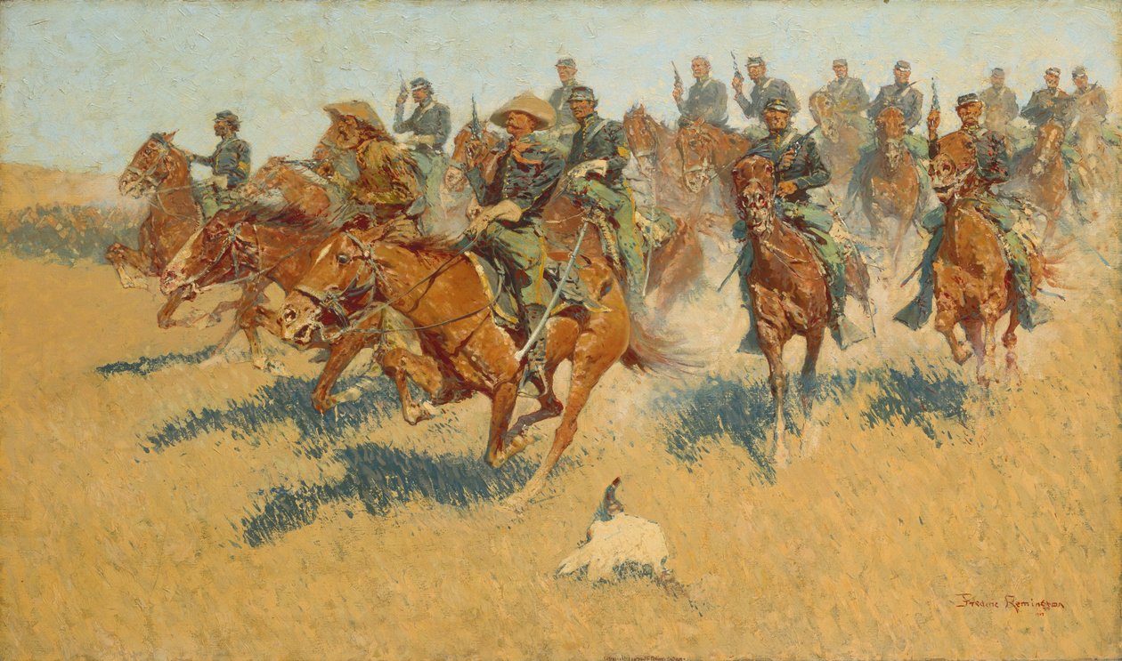A déli síkságon alkotó: Frederic Remington
