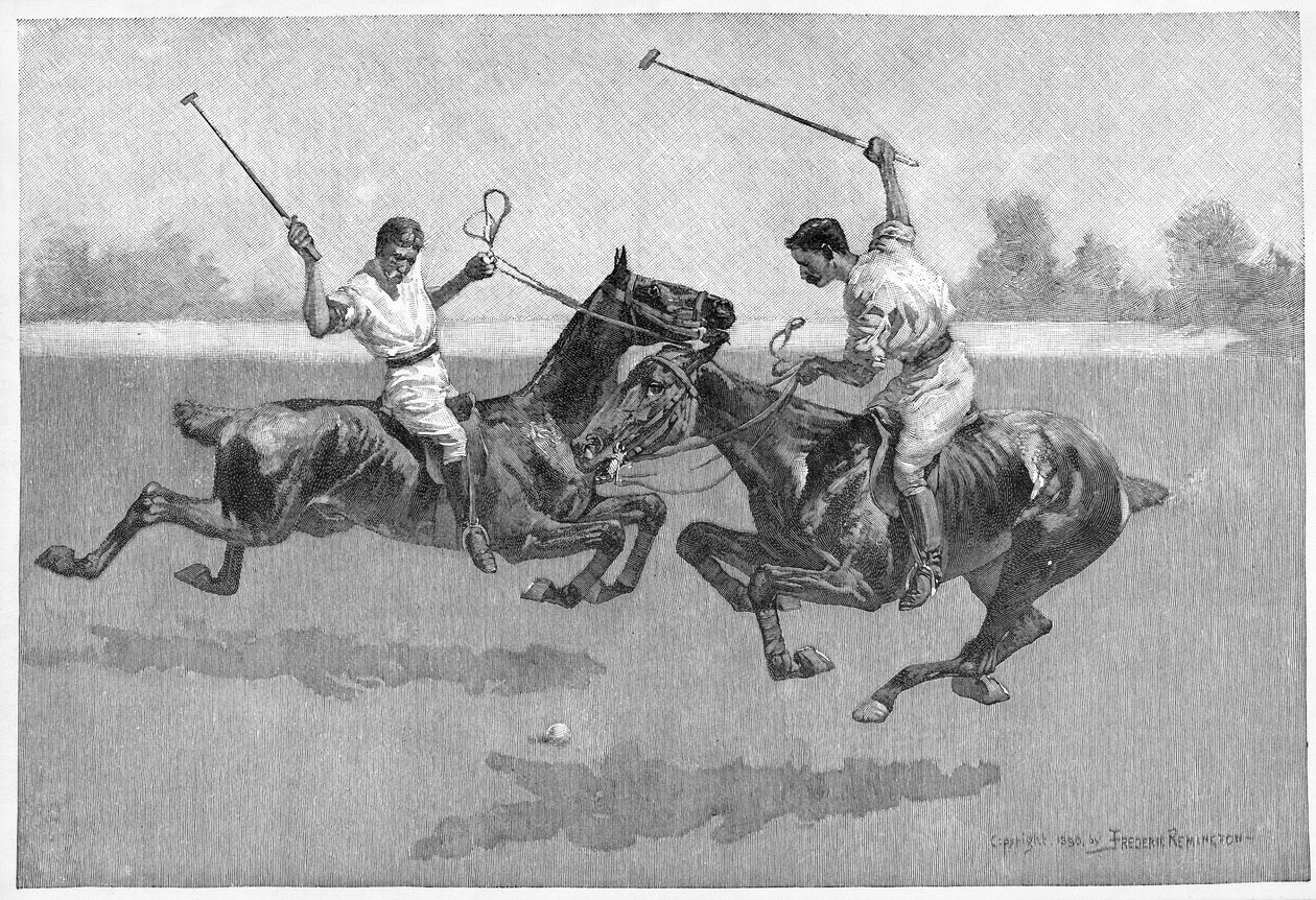Póló játékosok alkotó: Frederic Remington
