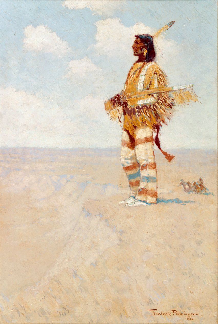 Az utolsó a fajából (Az eltűnő amerikai) alkotó: Frederic Remington
