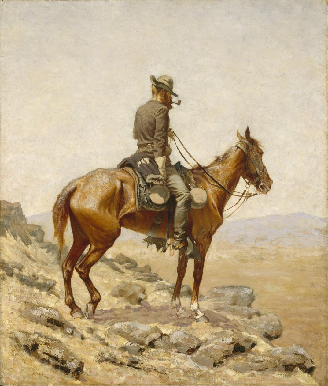 A kilátó alkotó: Frederic Remington