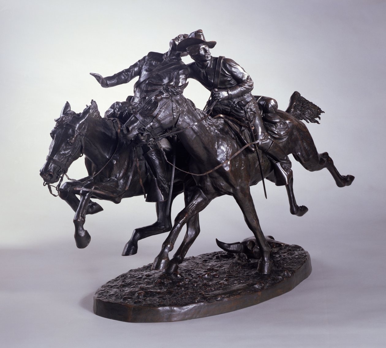 A Sebesült Bunkie alkotó: Frederic Remington