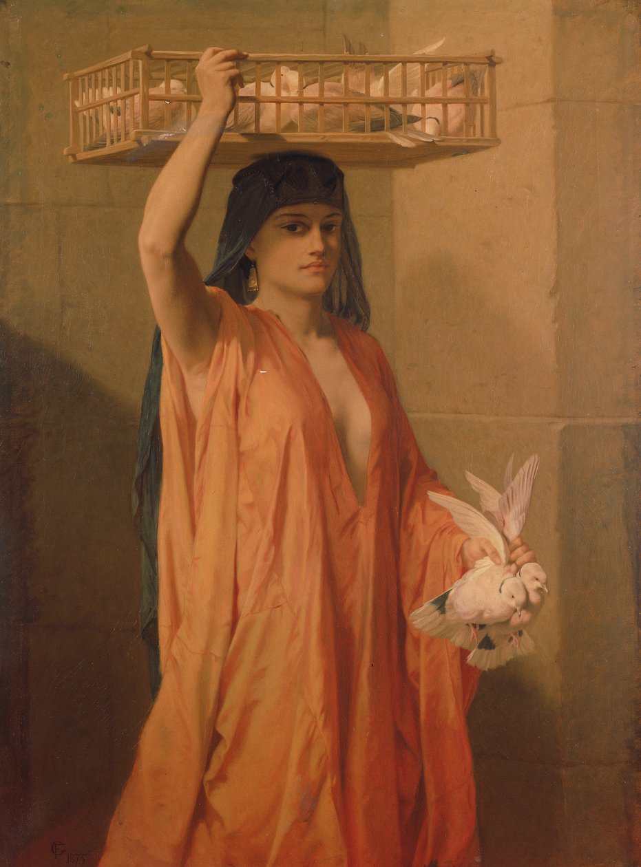 A galambok eladója alkotó: Frederick Goodall