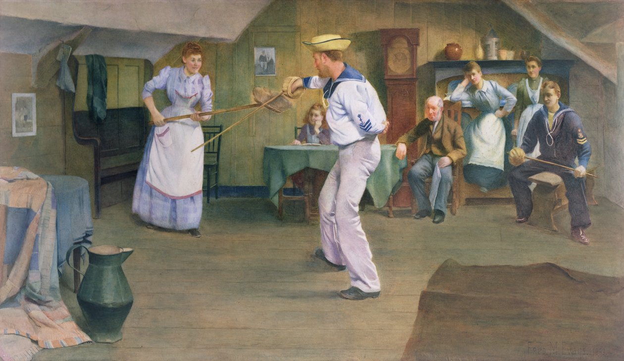 A vívólecke, 1893 alkotó: Frederick James McNamara Evans