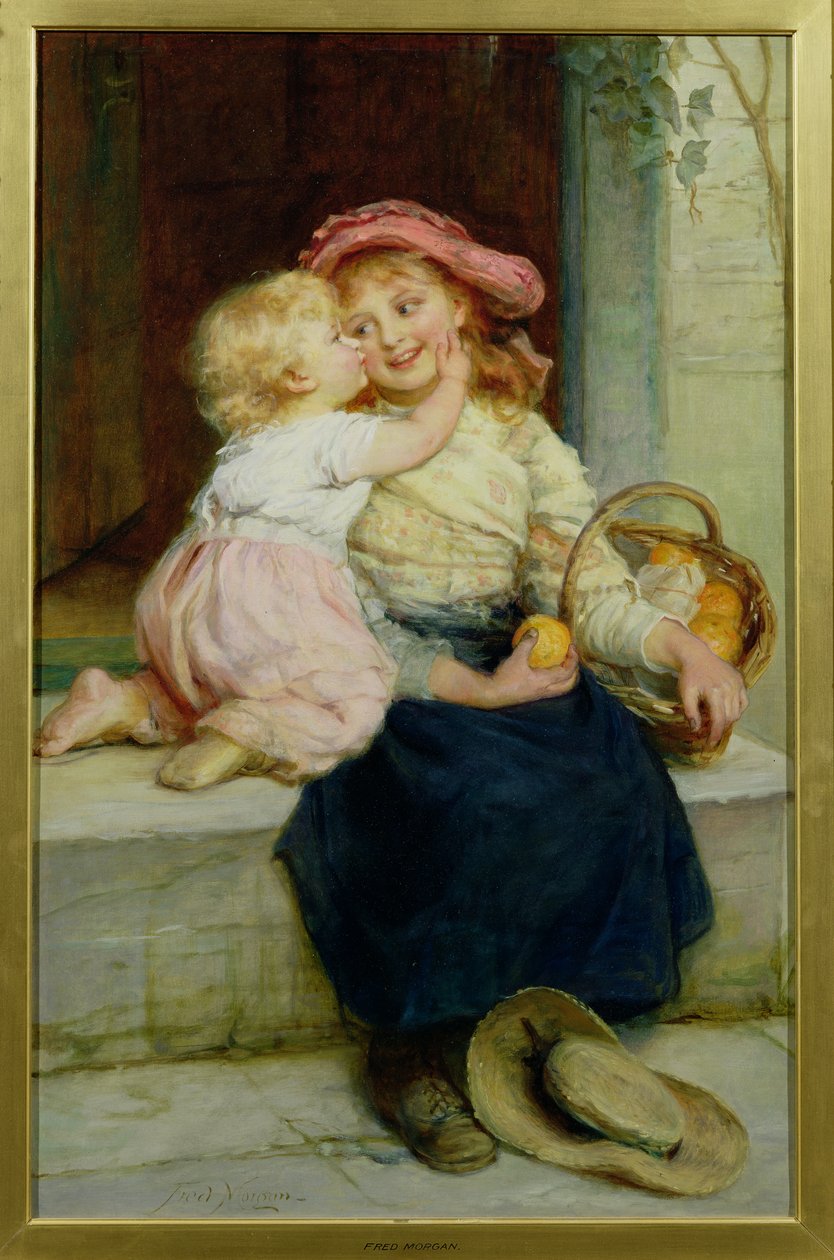 A narancssárga eladó alkotó: Frederick Morgan