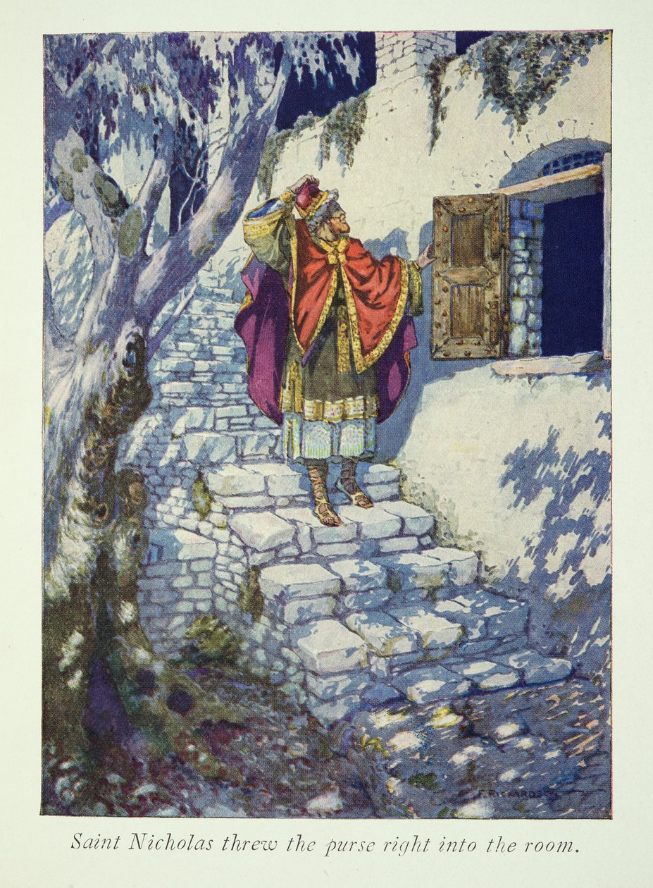 Illusztráció: Látogatás a Mikulás földjén alkotó: Frederick Richardson