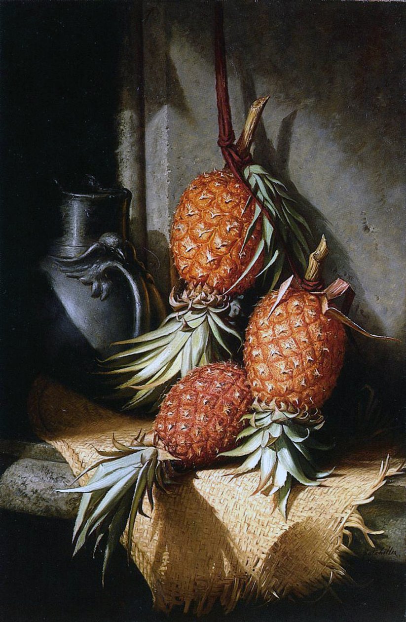 Ananász, 1880 körül alkotó: Frederick S. Batcheller