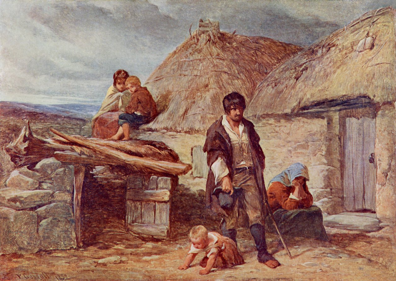 Egy ír kilakoltatás alkotó: Frederick (after) Goodall