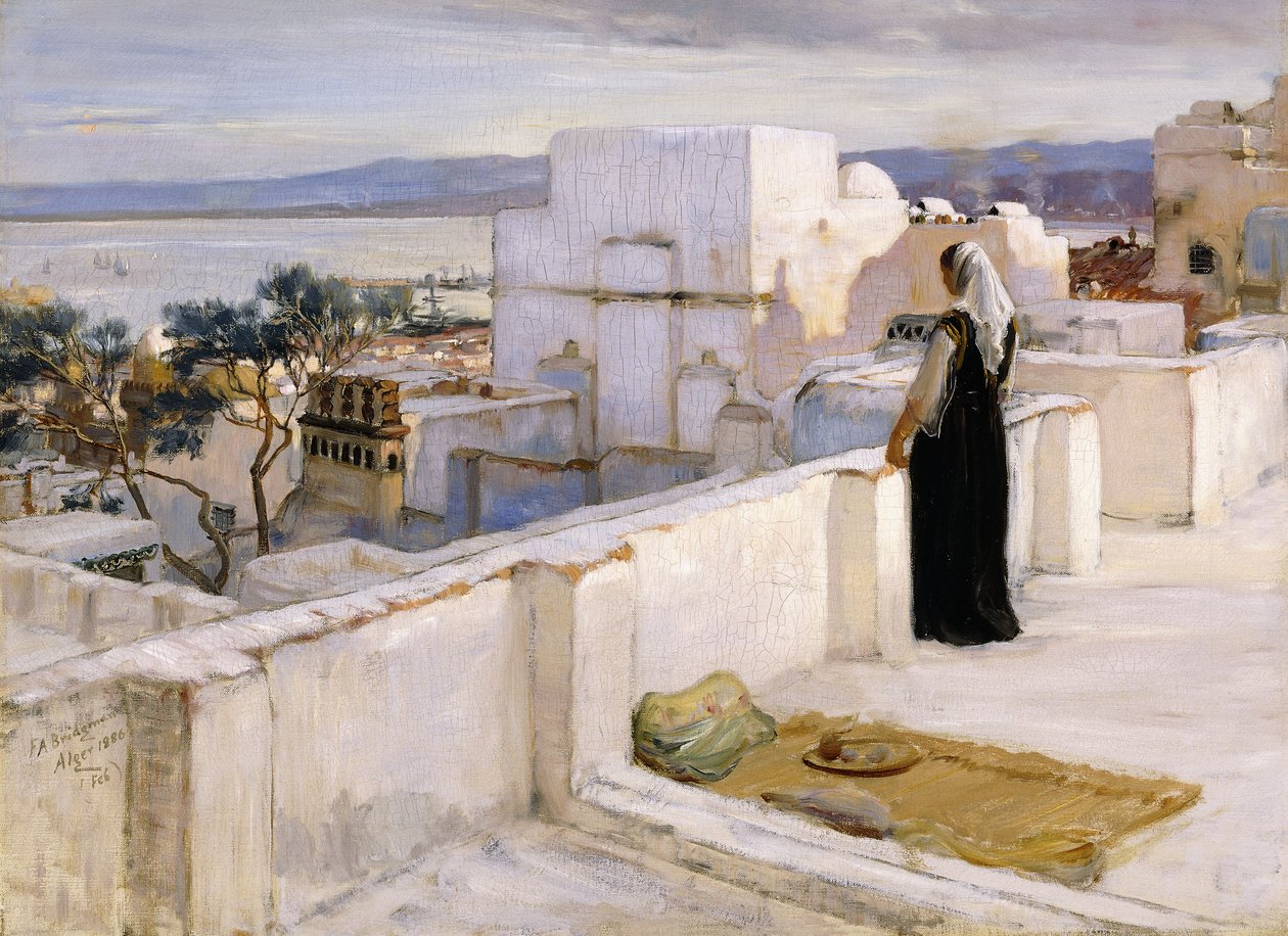 Algír, 1886 alkotó: Frederick Arthur Bridgman