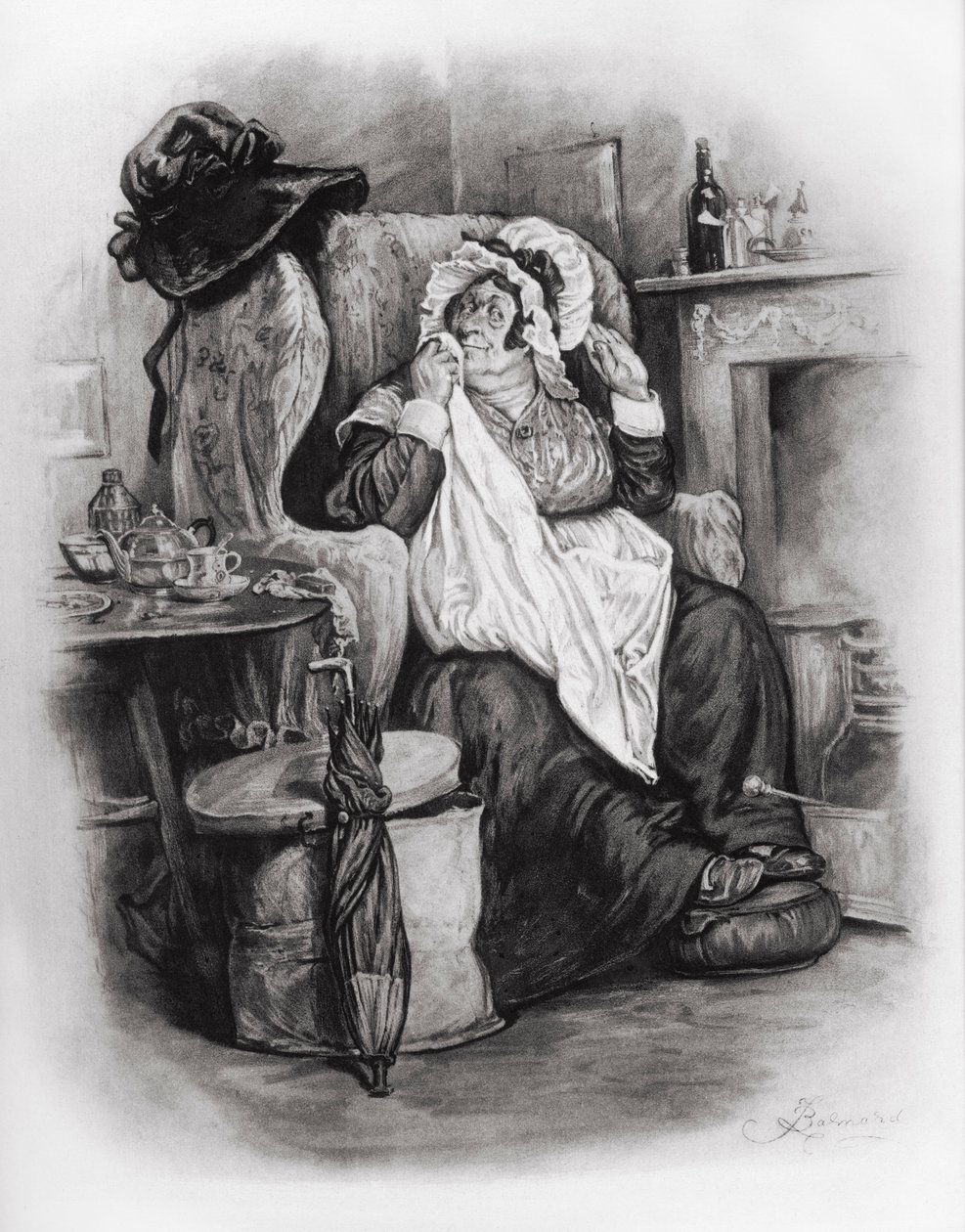 Charles Dickens „Martin alkotó: Frederick Barnard