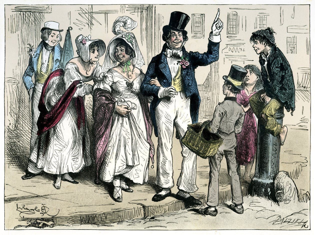 Boz vázlatai, Charles Dickens alkotó: Frederick Barnard