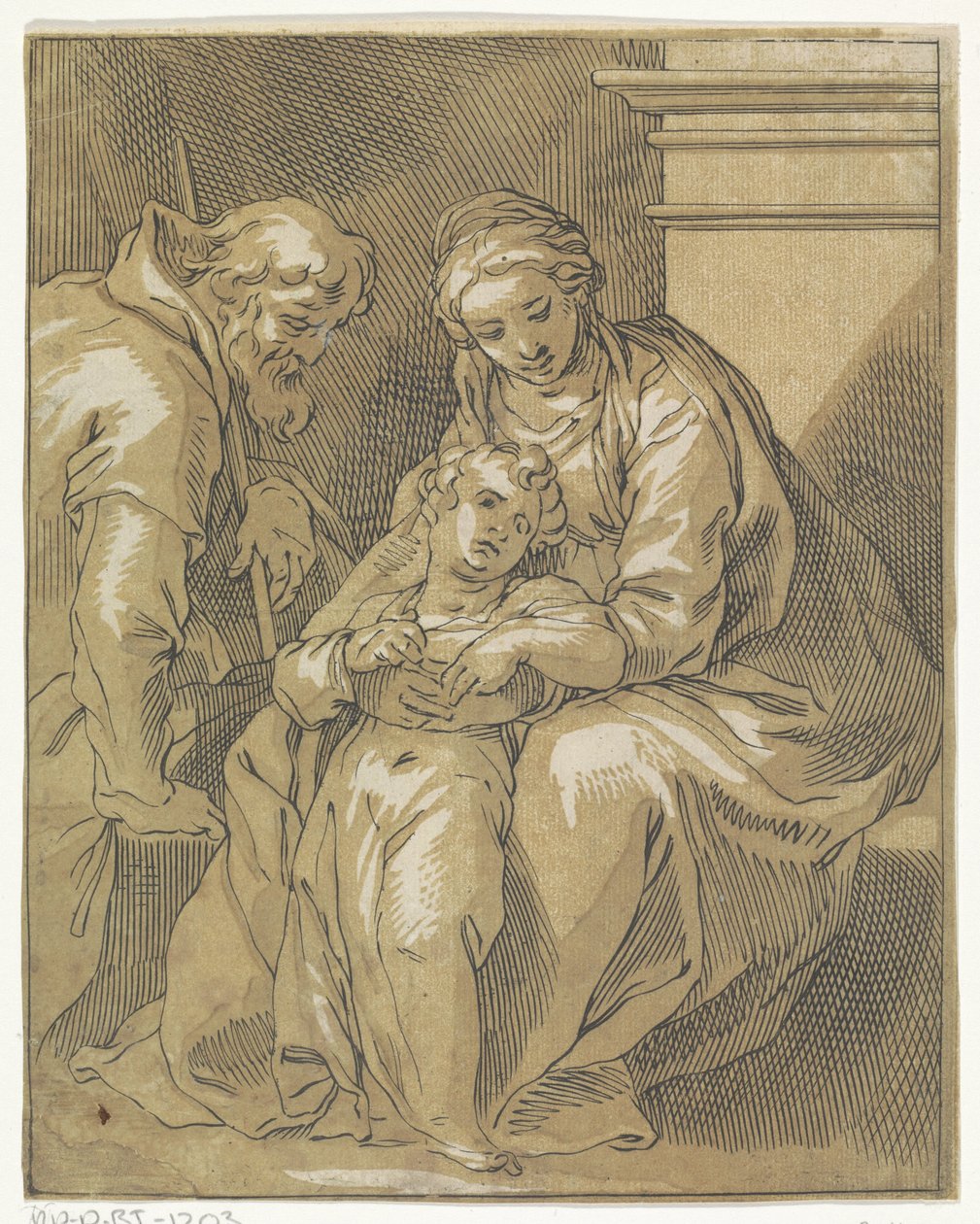 Szent Család alkotó: Frederick Bloemaert