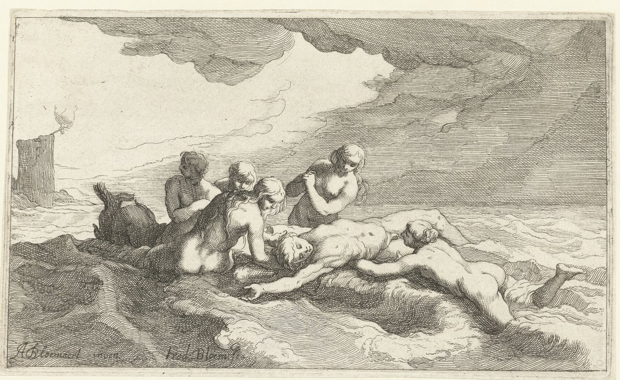 Hős Leander alkotó: Frederick Bloemaert
