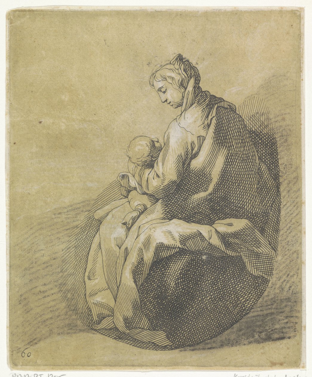 Mária Krisztus gyermekével alkotó: Frederick Bloemaert