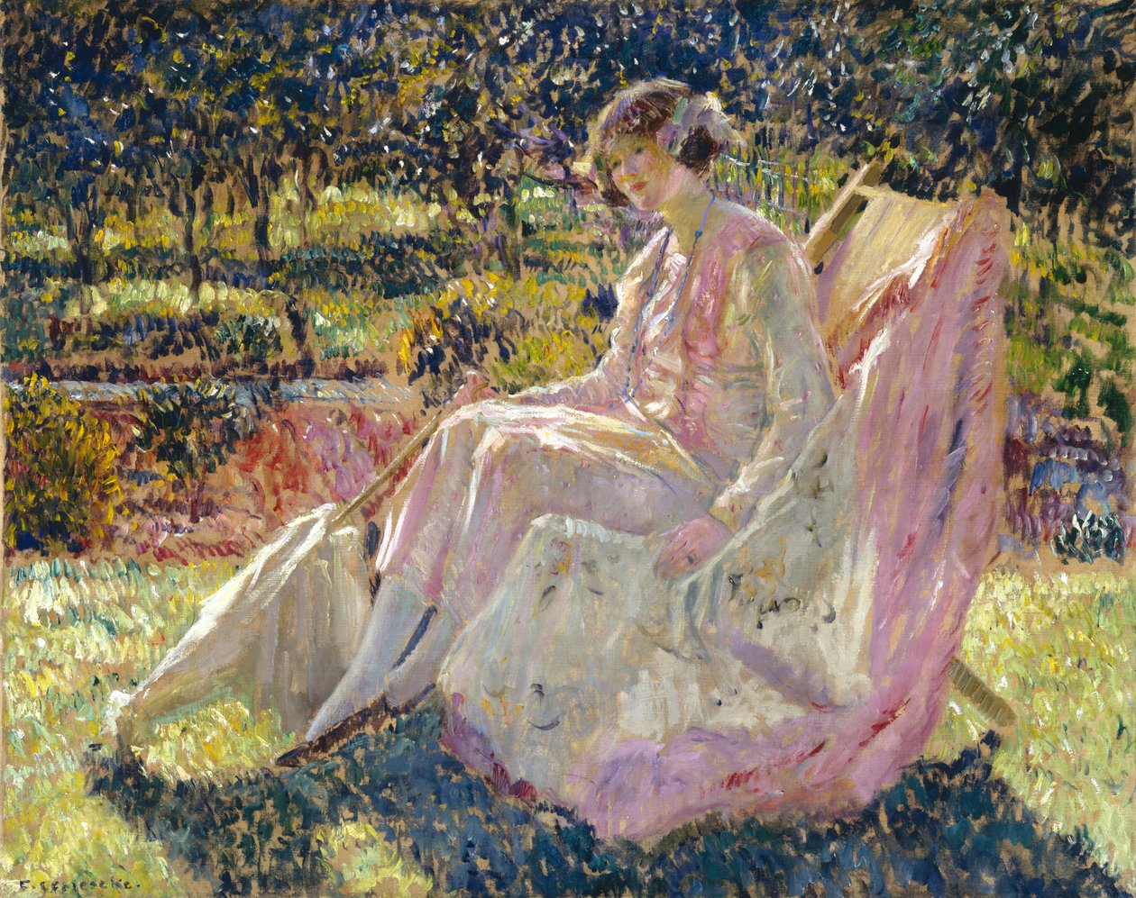 Napfürdő, 1913 körül alkotó: Frederick Carl Frieseke