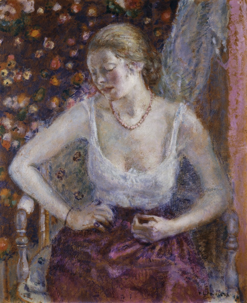 Női öltözködés alkotó: Frederick Carl Frieseke