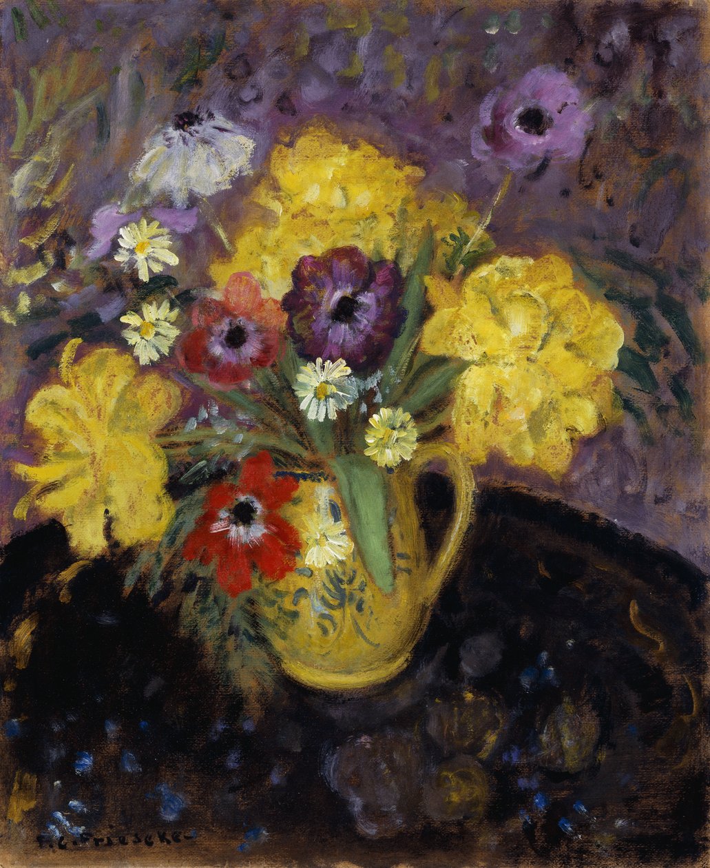 Sárga tulipánok; A sárga tulipánok alkotó: Frederick Carl Frieseke