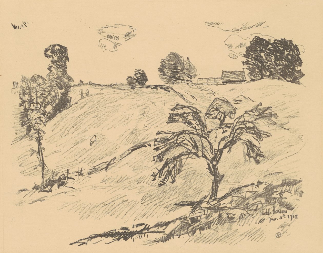 Nod földje, 1918. alkotó: Frederick Childe Hassam