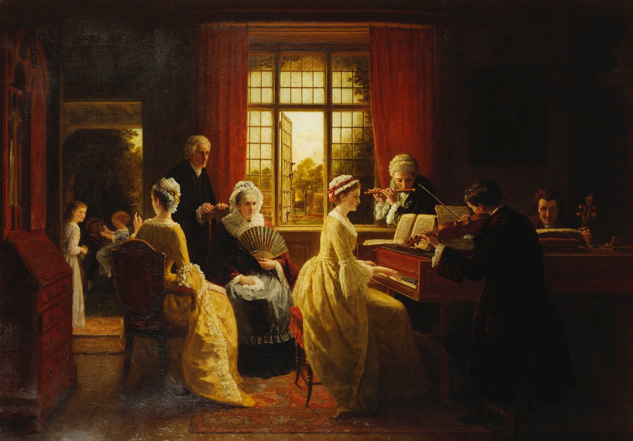 Zene a plébánián, alkotó: Frederick Daniel Hardy