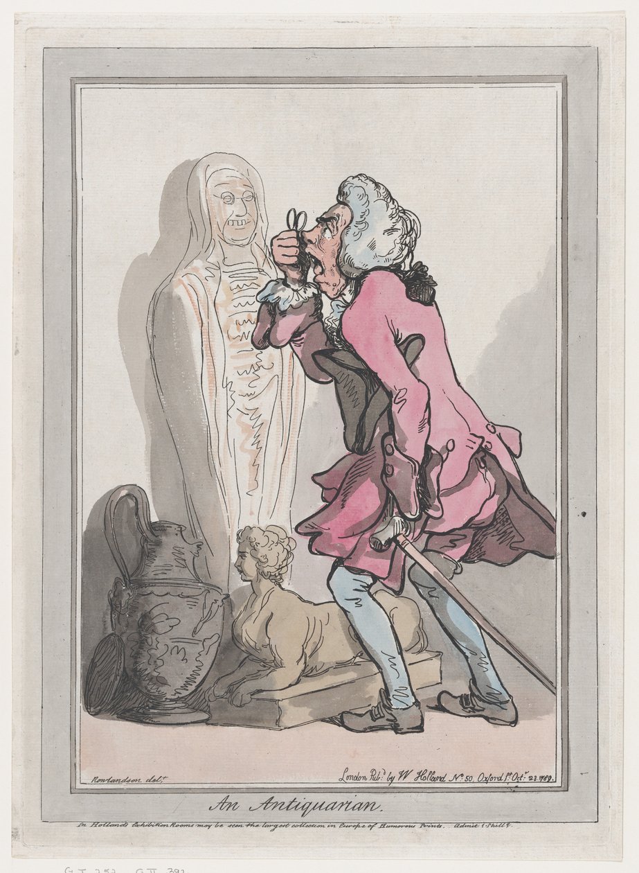 Antikvárium, 1789. október 23. alkotó: Frederick George Byron