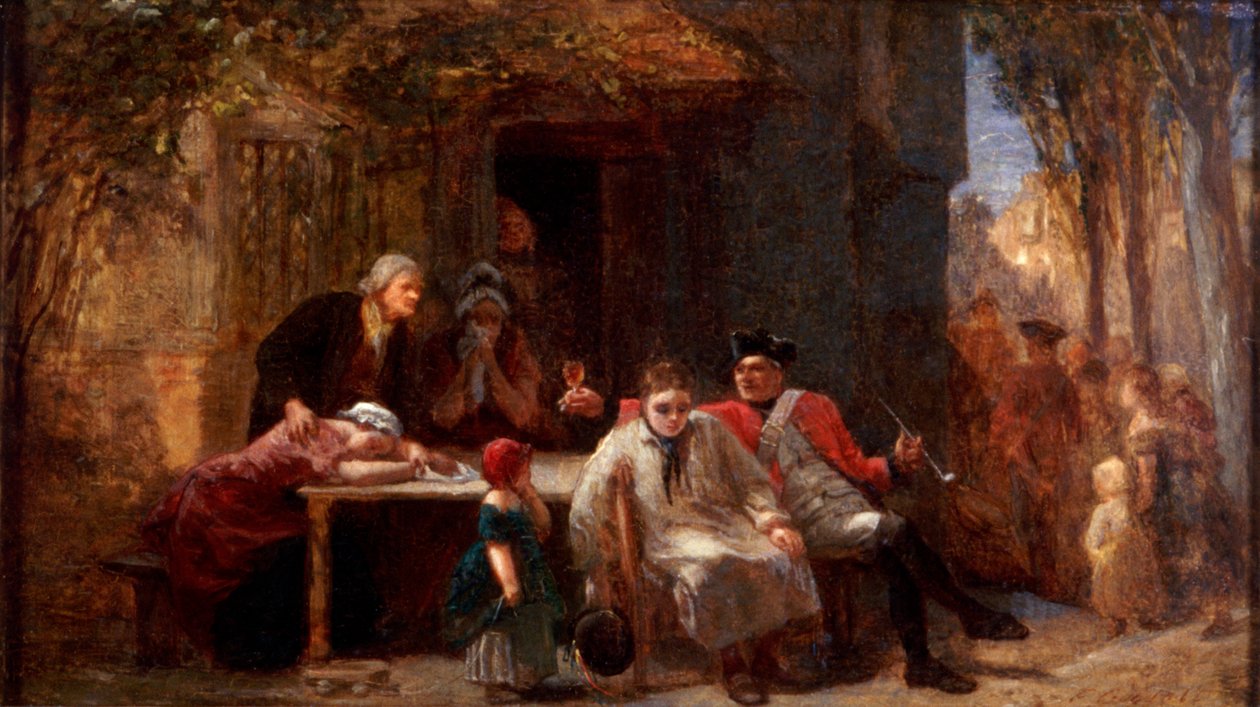 „Rövedelem”, 1851 alkotó: Frederick Goodall