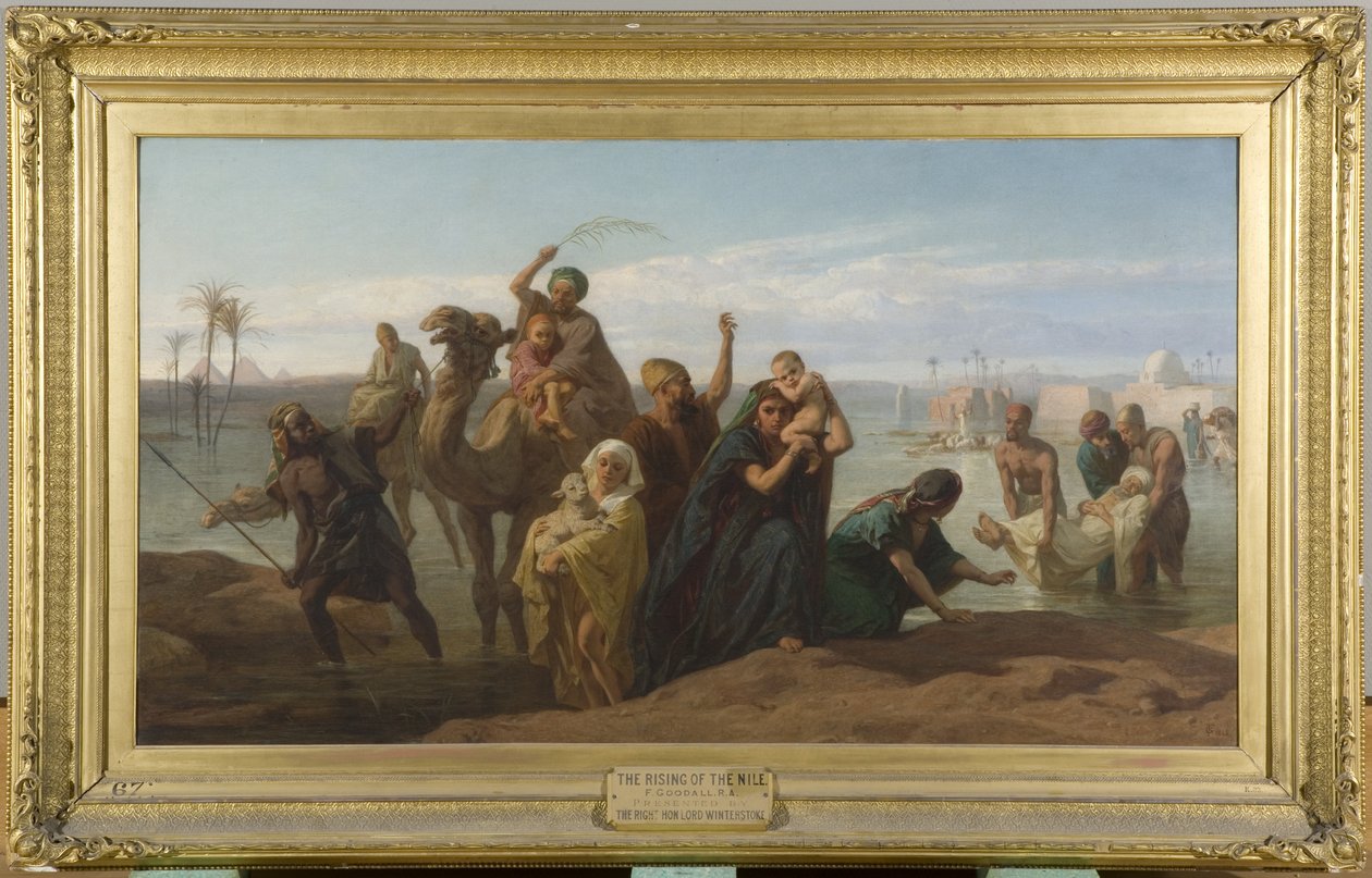 A Nílus felemelkedése alkotó: Frederick Goodall