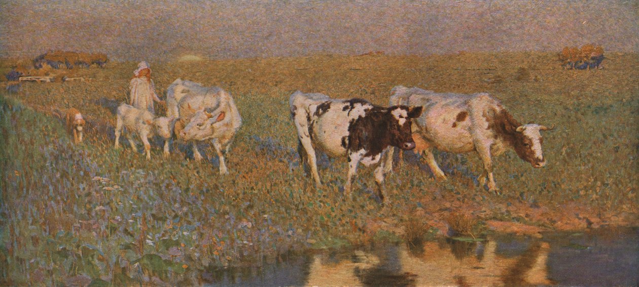 The Drinking Pool, c1898, c1930. alkotó: Frederick Hall