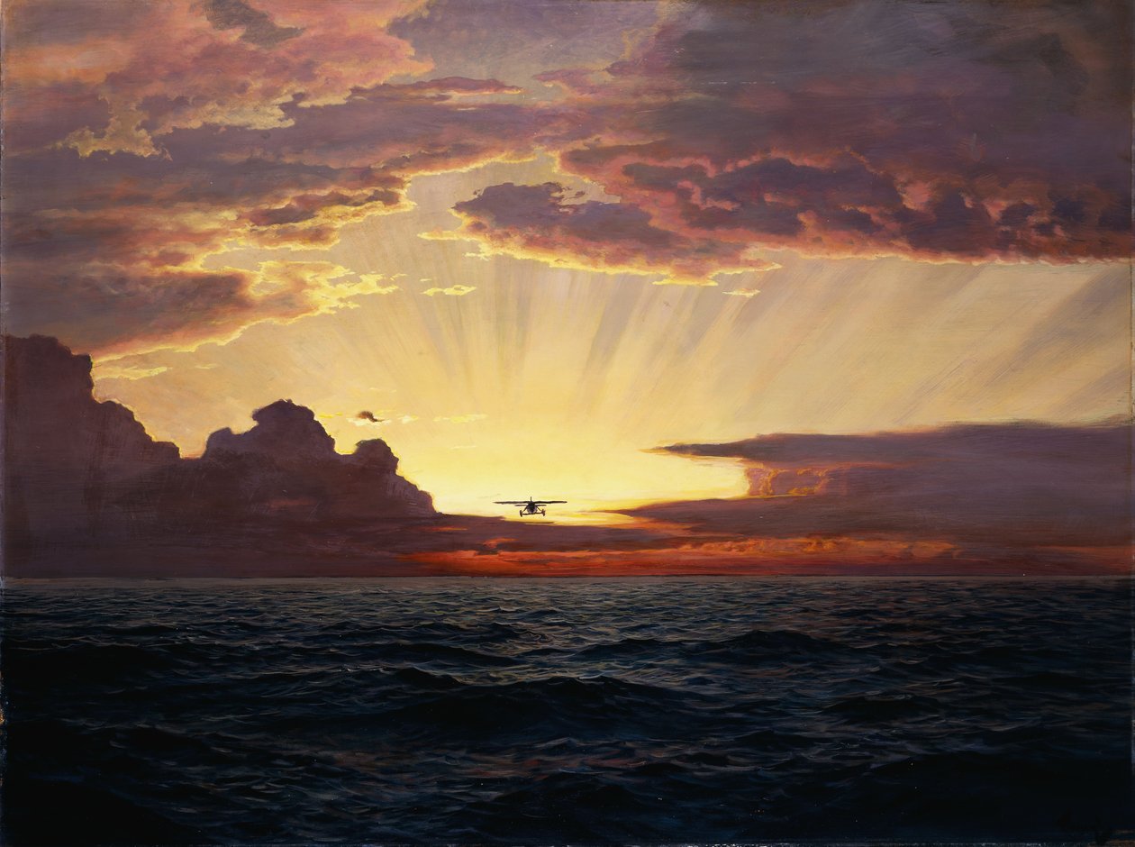 Hajnali repülés alkotó: Frederick Judd Waugh